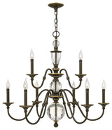 Hinkley Eleanor Medium Two Tier, Light Oiled Bronze