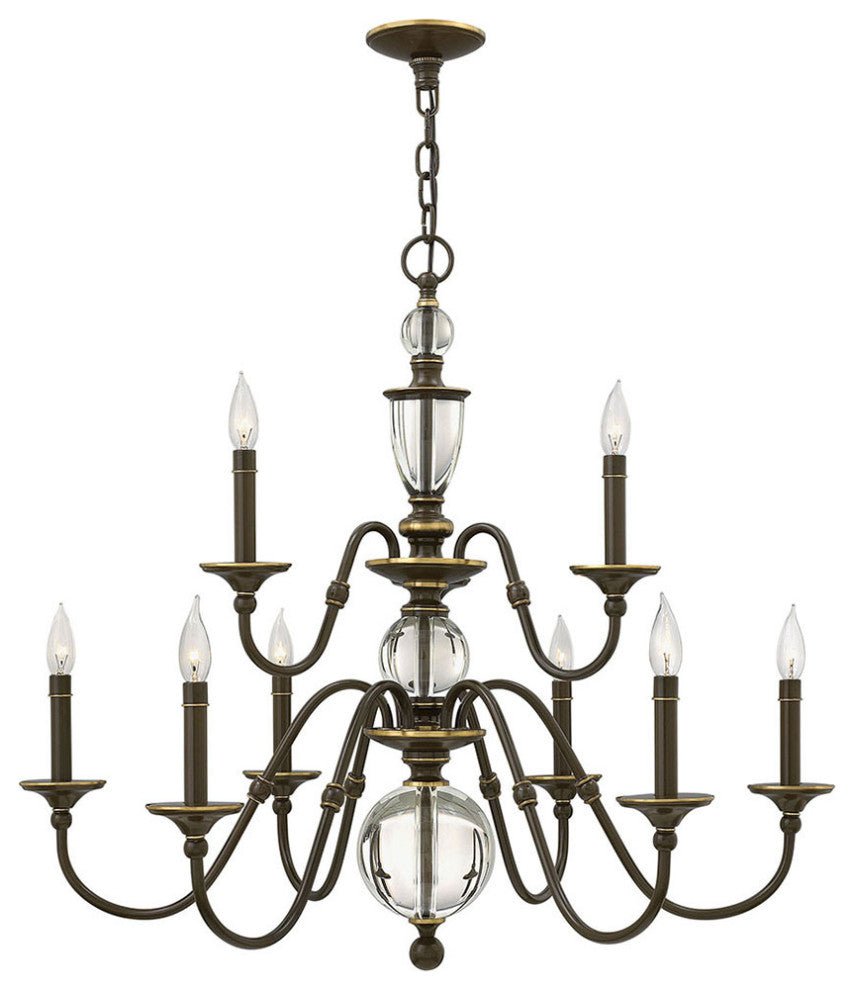 Hinkley Eleanor Medium Two Tier, Light Oiled Bronze