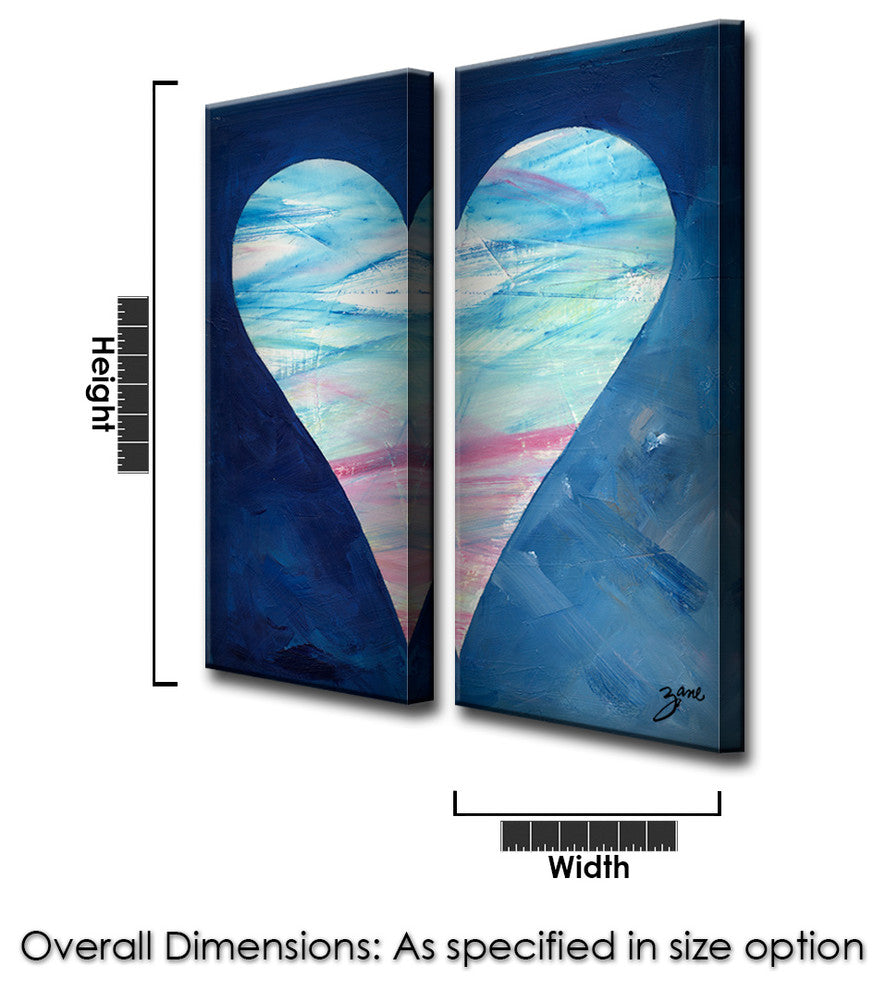 Heartwork "Antoine" 2-Piece Canvas Art Set, 40"x16"