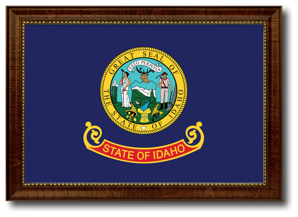 Idaho State Flag Canvas Print, 27"x39"