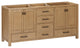 Avanity Modero 72" Vanity Only, Brushed Oak