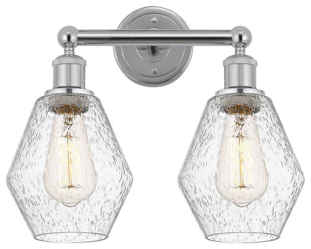 Innovations 616-2W-PC-G654-6 2 Light Bath Vanity Light, Polished Chrome