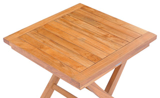 Teak Wood Titanic Folding Outdoor Patio Side Table
