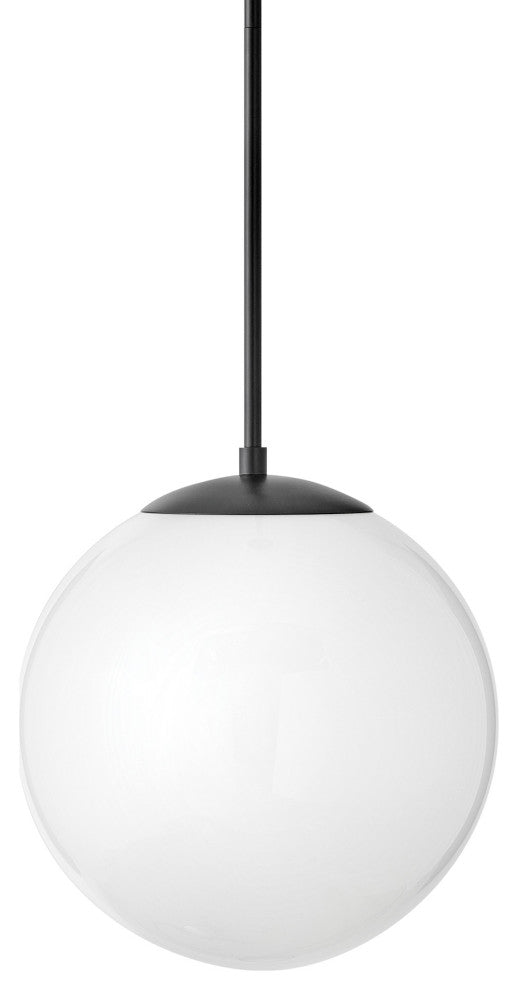 Hinkley Lighting 3744 Warby 1 Light 14"W Pendant - Black / Frosted