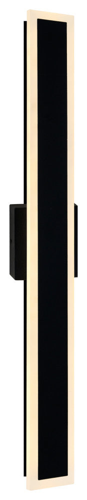 Malibu LED Integrated Black Outdoor Wall Light