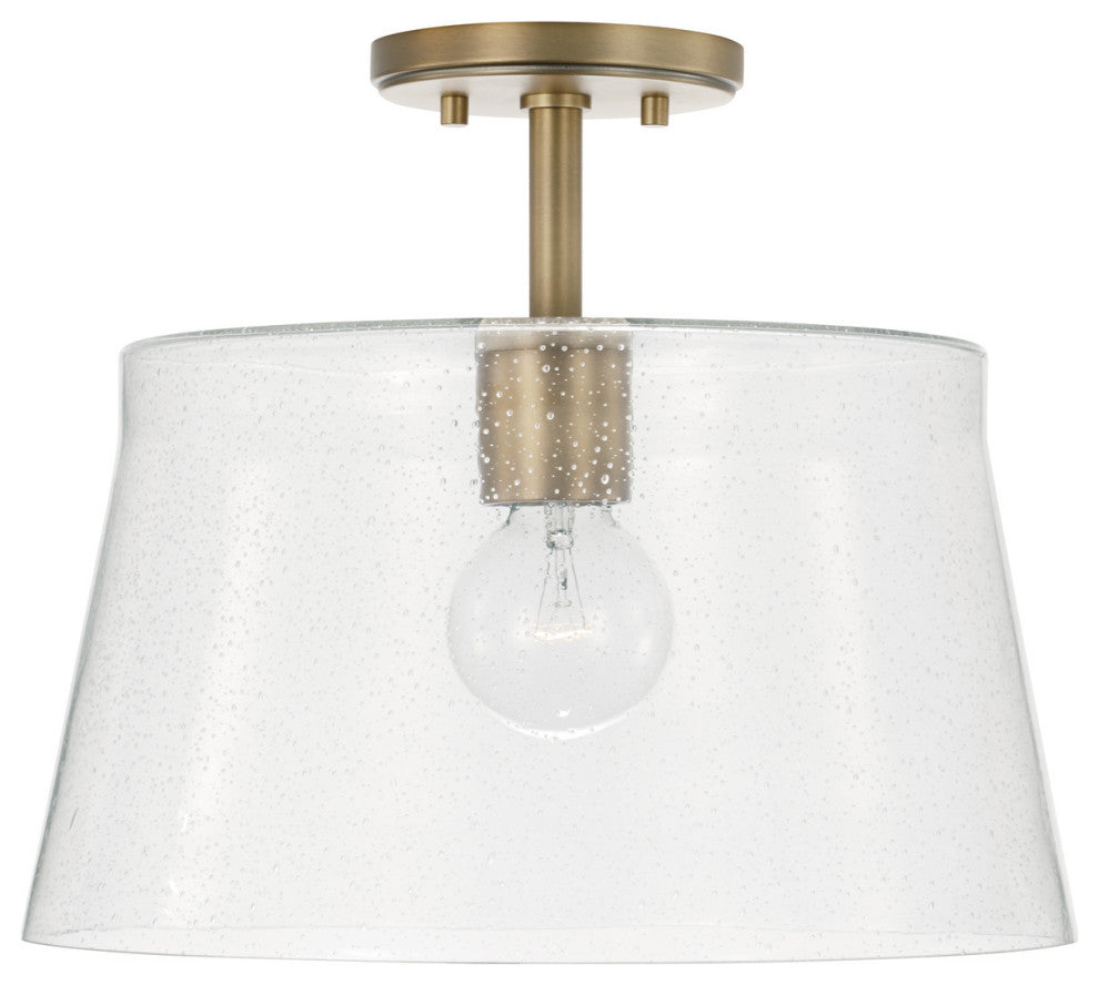 Capital Lighting, 246911AD, 14"Wx14"H 1-Light Semi-Flush or Pendant