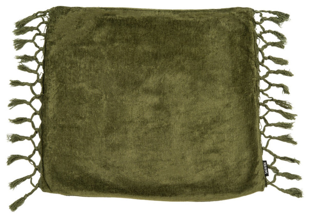 Safavieh Dandria Pillow Dark Green 18" X 18"