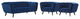 Bestow 3 Piece Velvet Sofa And Armchair Set