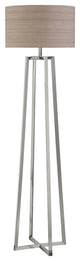 Uttermost Keokee Polished Nickel Floor Lamp