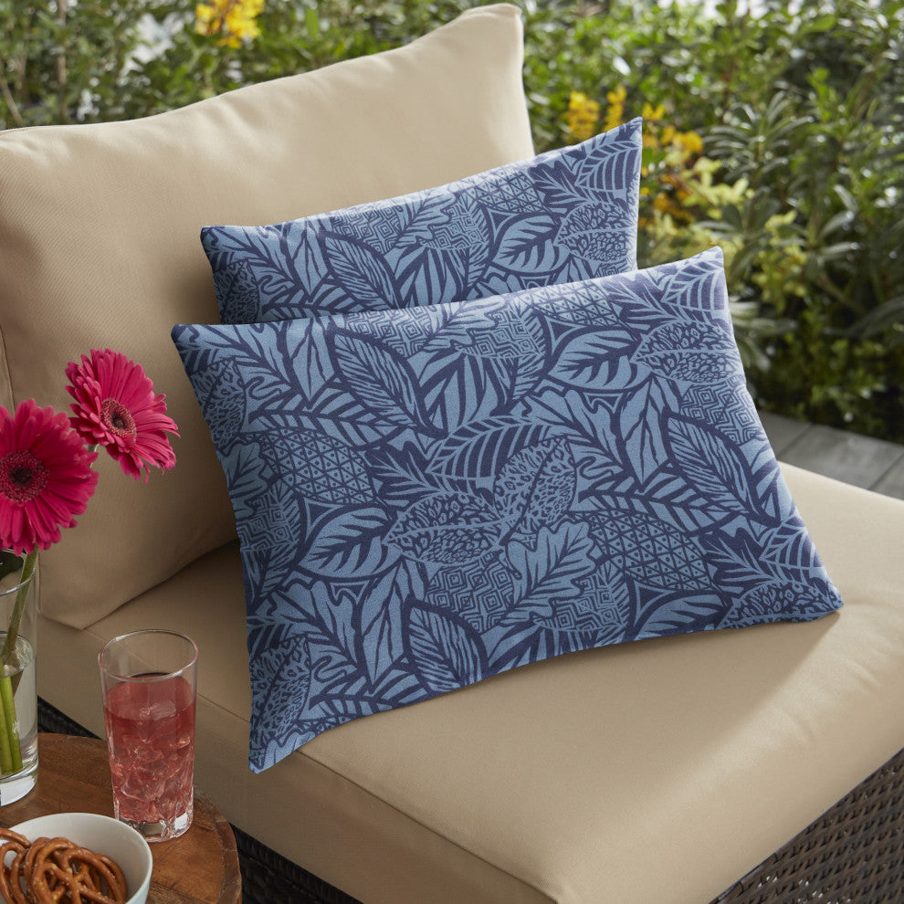 Sorra Home Maven Capri Knife Edge Pillow, Set of 2, 26"x16"x6"