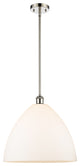 Innovations 516-1S-PN-GBD-161-LED 1-Light Pendant, Polished Nickel