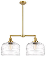 Innovations Bell 2-Light Island Light 209-SG-G713-L, Satin Gold