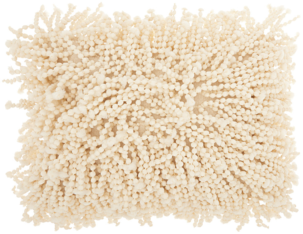 Mina Victory DC105 Throw Pillow, Ivory, 14" x 20"