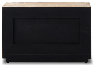 Abaso Nightstand Rustic Wormwood Oak