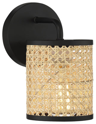 Jaylar 1-Light Wall Sconce, Matte Black
