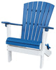 OS Home and Office Model 519BW Fan Back Folding Adirondack Chair