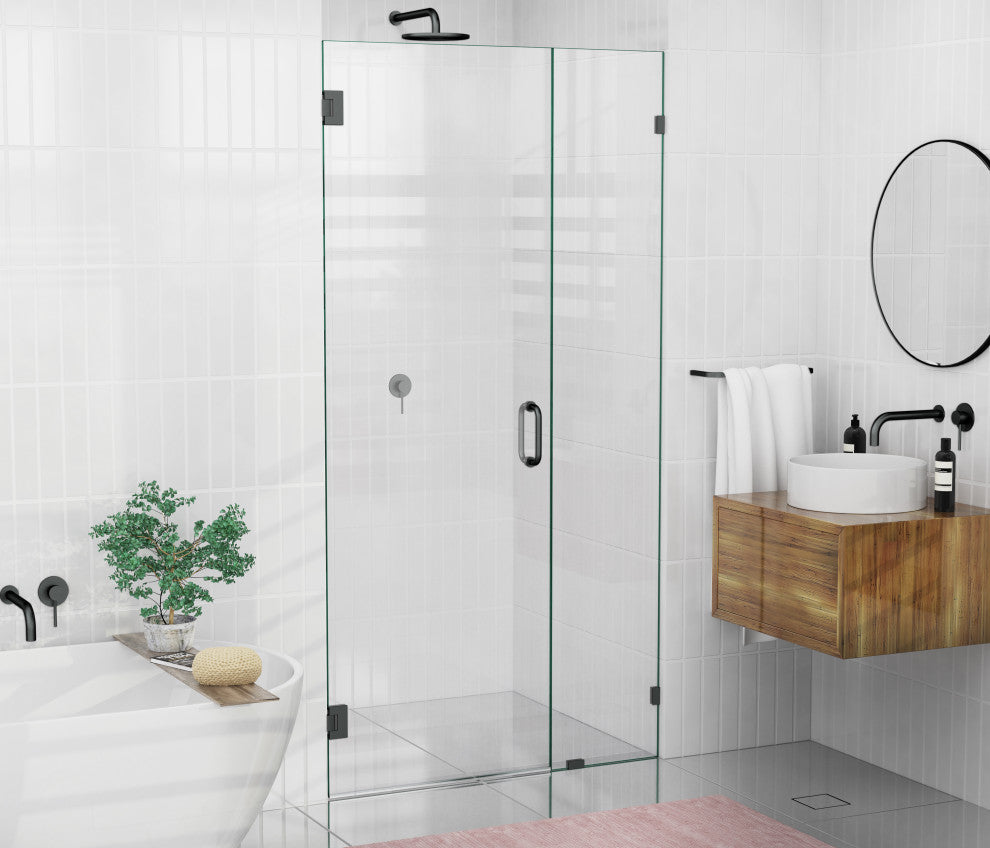 78"x42" Frameless Shower ,Door Wall Hinge, Oil Rubbed Bronze