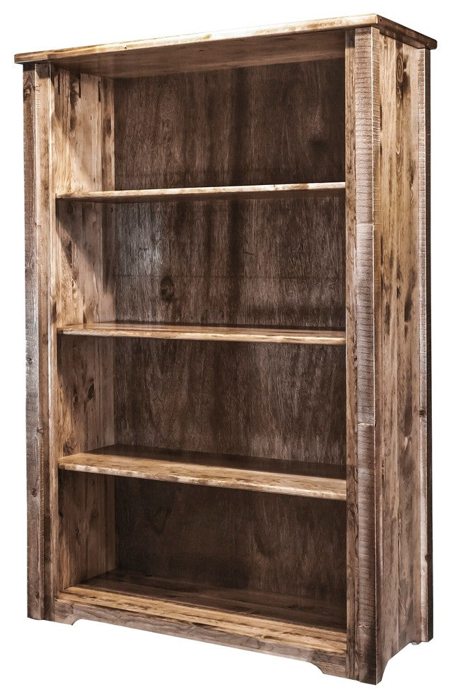Homestead Collection Bookcase, Stain and Clear Lacquer Finish
