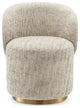 Beige Swivel Dining Chair, Eichholtz Greer