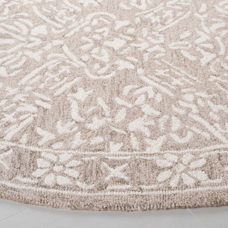 Safavieh Lauren Ralph Lauren Collection LRL6935 Rug, Silver/Ivory, 7' Round