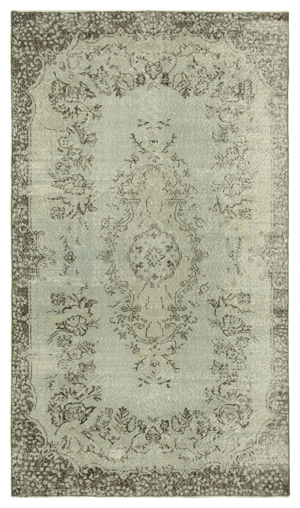 Rug N Carpet - Handmade Anatolian 5' 6" x 9' 4" Antique Overdyed Area Rug
