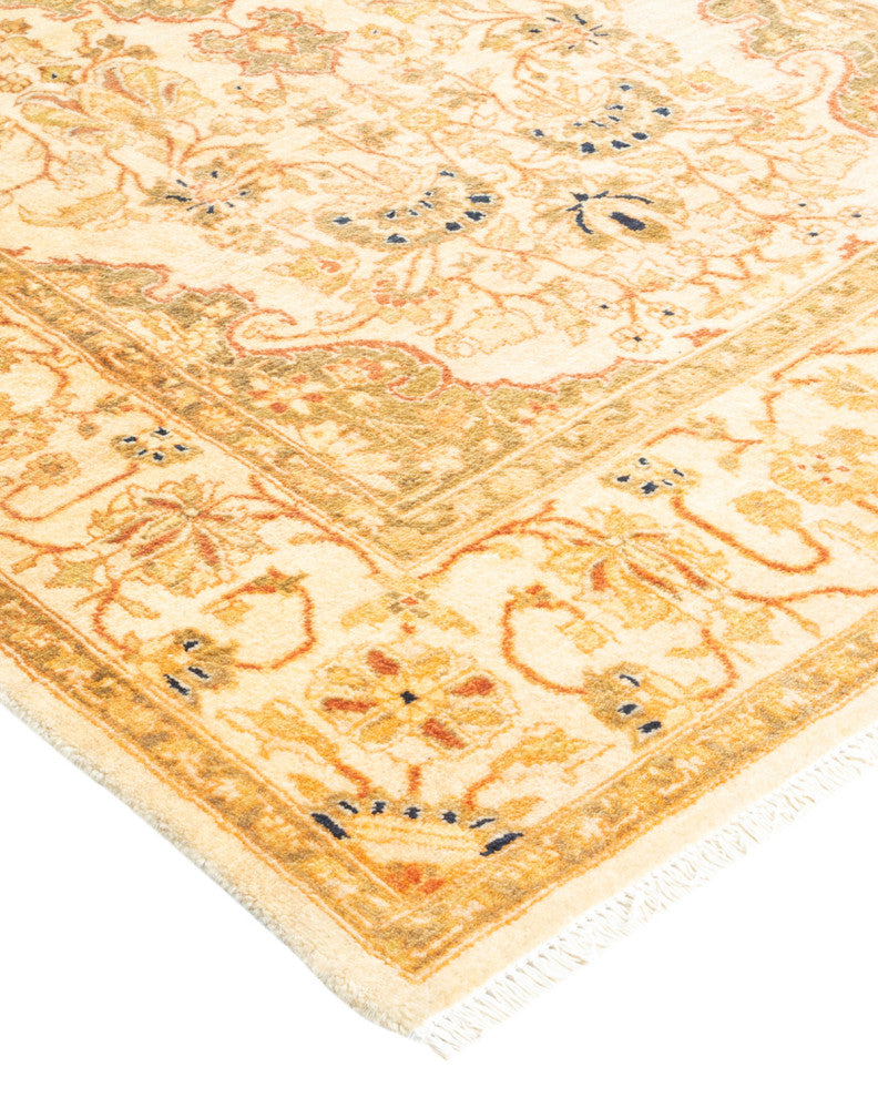 Mogul, One-of-a-Kind Hand-Knotted Area Rug Ivory, 3' 1" x 5' 7"
