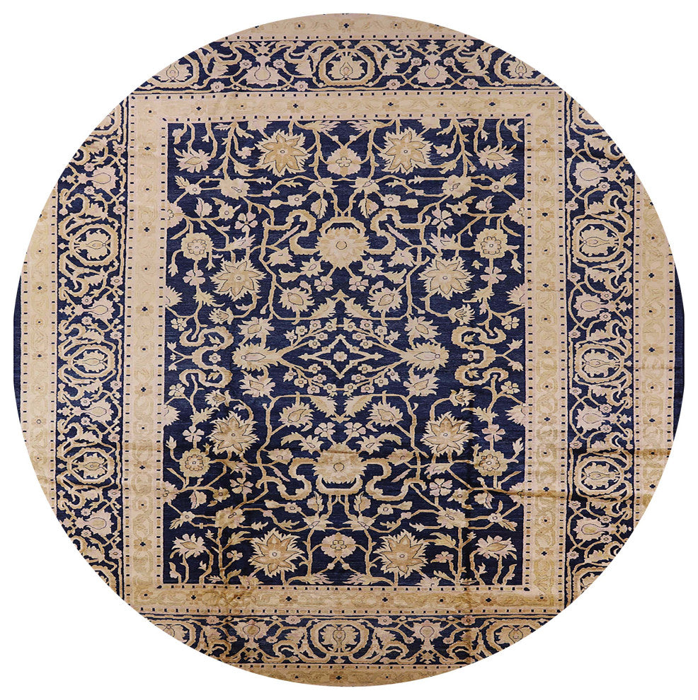 Ahgly Company Indoor Round Mid-Century Modern Area Rugs, 7' Round