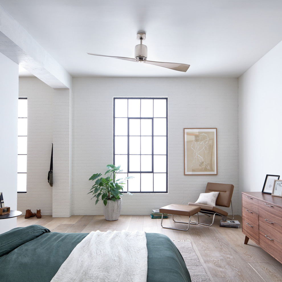 Kichler 300160PN 60"Ceiling Fan, Polished Nickel Finish