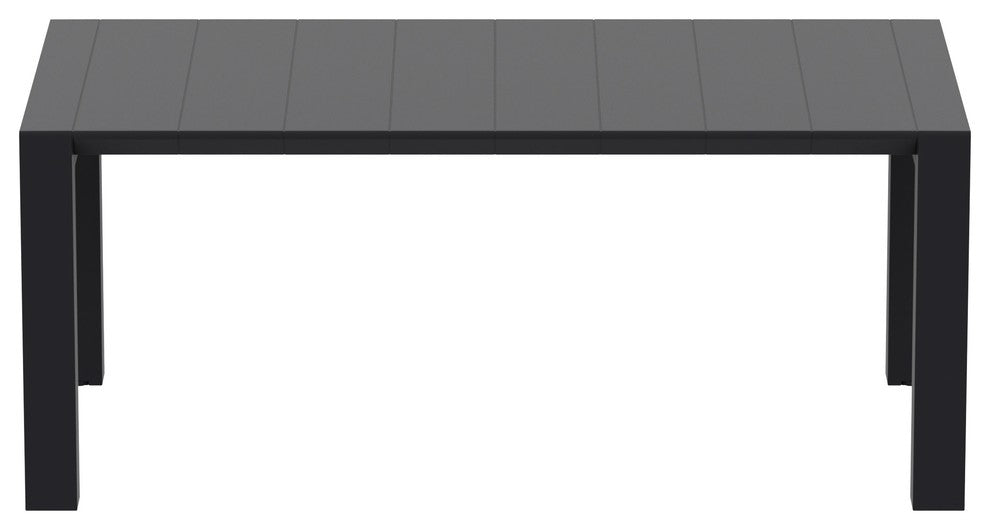 Compamia Vegas 70"-86" Extendable Dining Table, Black