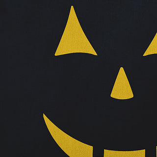 Halloween JackoLantern Indoor/Outdoor Throw Pillow, Black, 20"x20"