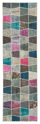 Rug N Carpet - Handwoven Anatolian 2' 11" x 10' 0" Vintage Patchwork Runner Rug