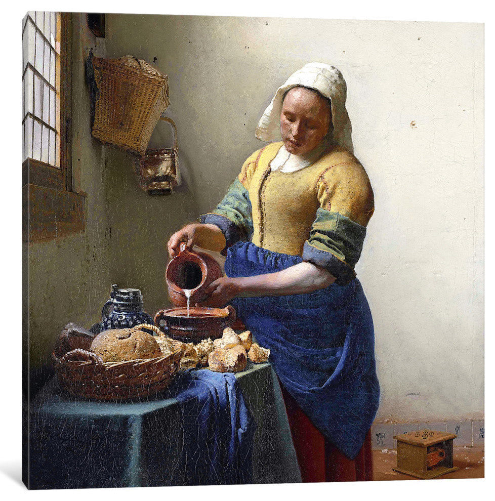 "The Milkmaid" by Bridgeman Library, 12x12x1.5