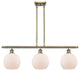 Innovations Lighting 516-3I-AB-G121-8 Athens 3 Light 36" Island Light