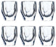 Bold Drinkware Vanity 7.5 Ounce Signature Cocktail Glass, Set of 6
