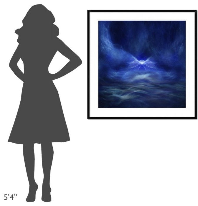 "Fairy Tale" Framed Digital Print by Willy Marthinussen, 38"x38"