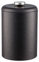 Contempo Black 2 qt. Tall Ice Bucket With Thick Vinyl Lid, No Handle