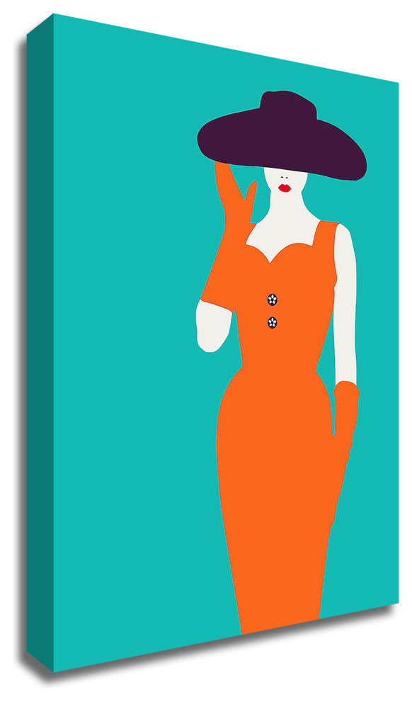 Lady No. 12 by Sean Salvadori, Print on Canvas, 30"x42"