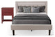 2-PieceFannin Bed Set, 1 Bed, Night Stand For Bedrooms, Mist Beige