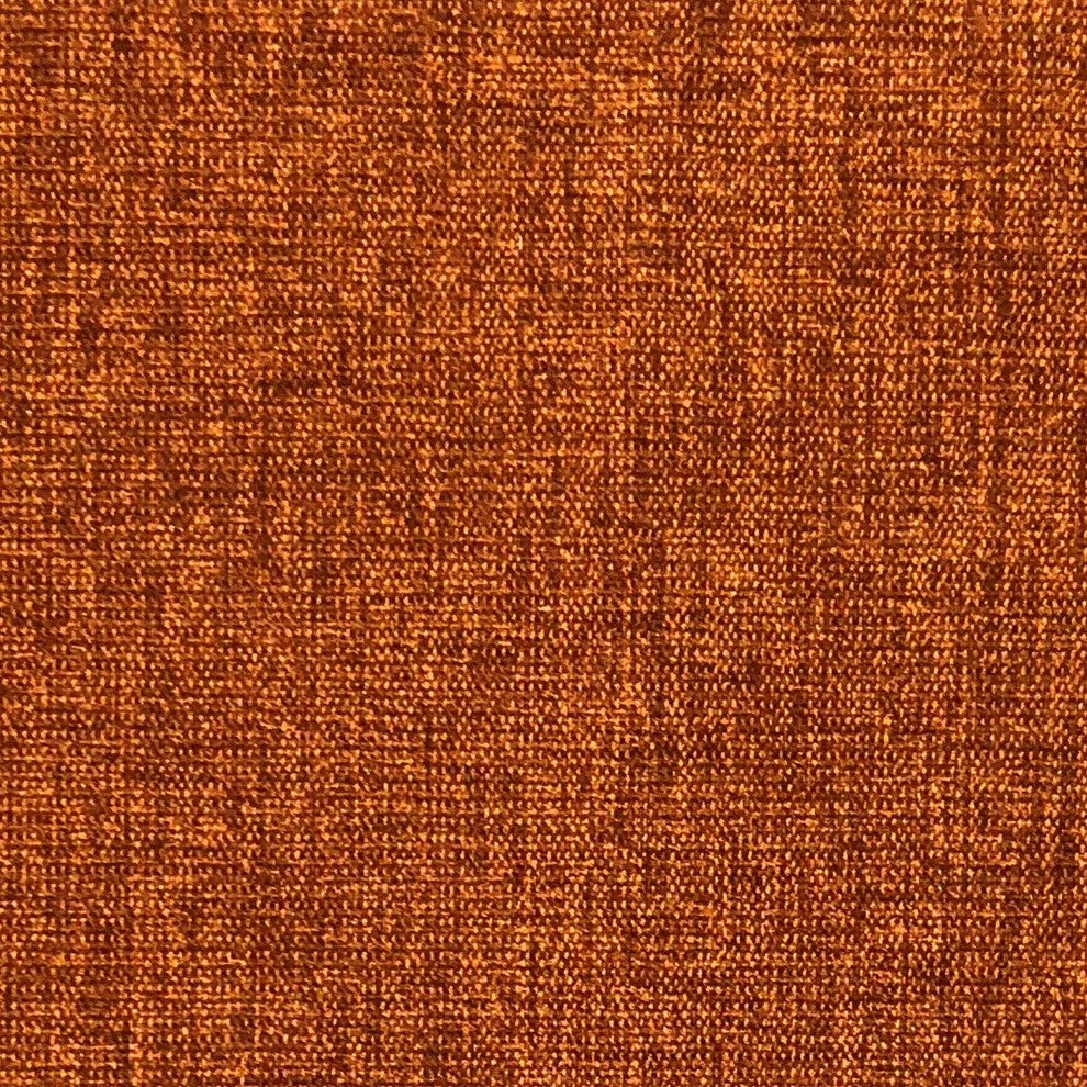 Burnt Cedar Orange Luxury Throw Pillow, 20"x30" Queen