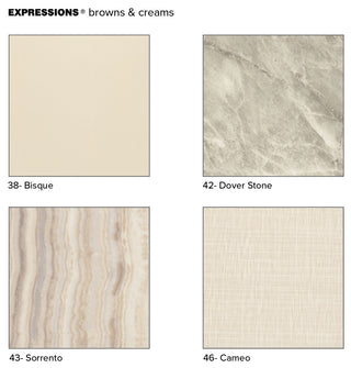 Transolid Expressions Shower Swatch Kit, Brown/Cream