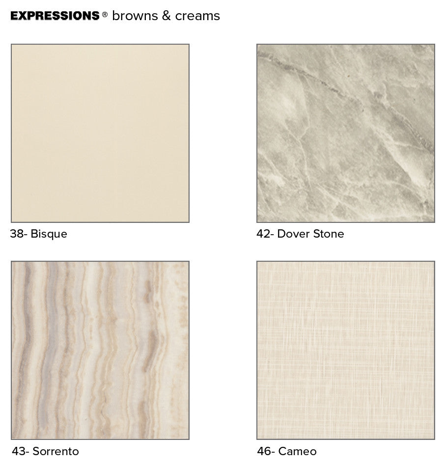 Transolid Expressions Shower Swatch Kit, Brown/Cream