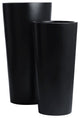 Sonoma Tall Cylinder Planter, Black, 15"x30"
