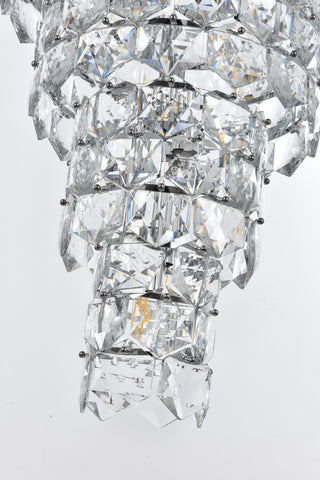 Home Living 24" Chandelier, Chrome