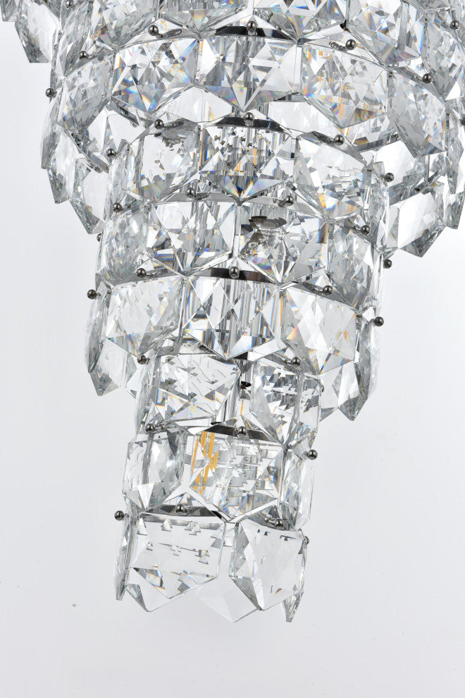 Home Living 24" Chandelier, Chrome