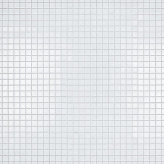 Metro 1" Square Matte White Porcelain Floor and Wall Tile