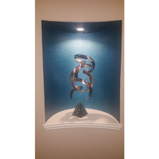 Infinite Path Metal Sculpture Original Artwork