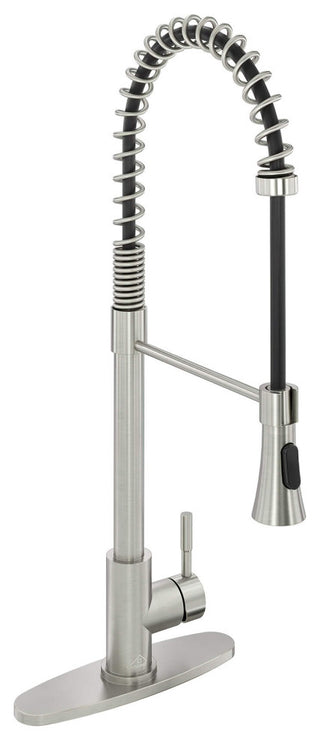 Kitchen Faucet Spring Pull Down Sprayer Dual-Function Spray Head Brushed Nickel