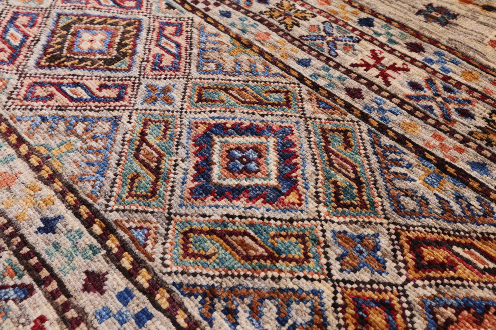 Khorjin Super Kazak Handmade Wool Rug 5' 6" X 7' 9" - Q12311