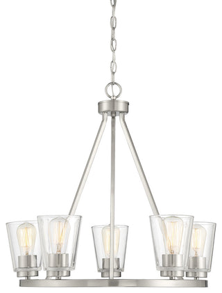 Calhoun 5-Light Satin Nickel Chandelier