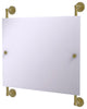 Prestige Skyline Landscape Frameless Rail Mounted Mirror, Satin Brass